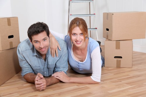 Temporary storage for household items and boxes near Crossness