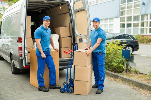 Secure furniture storage Crossness facility with organized space