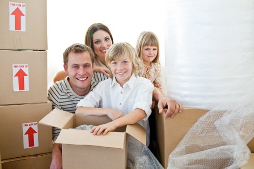 Team planning a removals service in Crossness near residential property