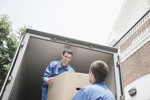 Fragile household items packed securely for a Crossness move