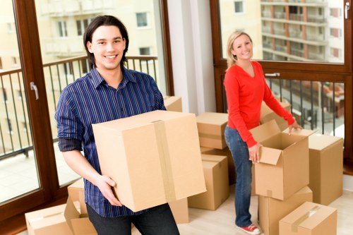 Household items packed for self storage in Crossness